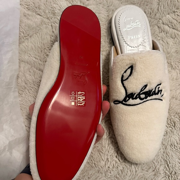 **SOLD** NIB Louboutin Navy Coolito Donna Flat - Picture 5 of 6